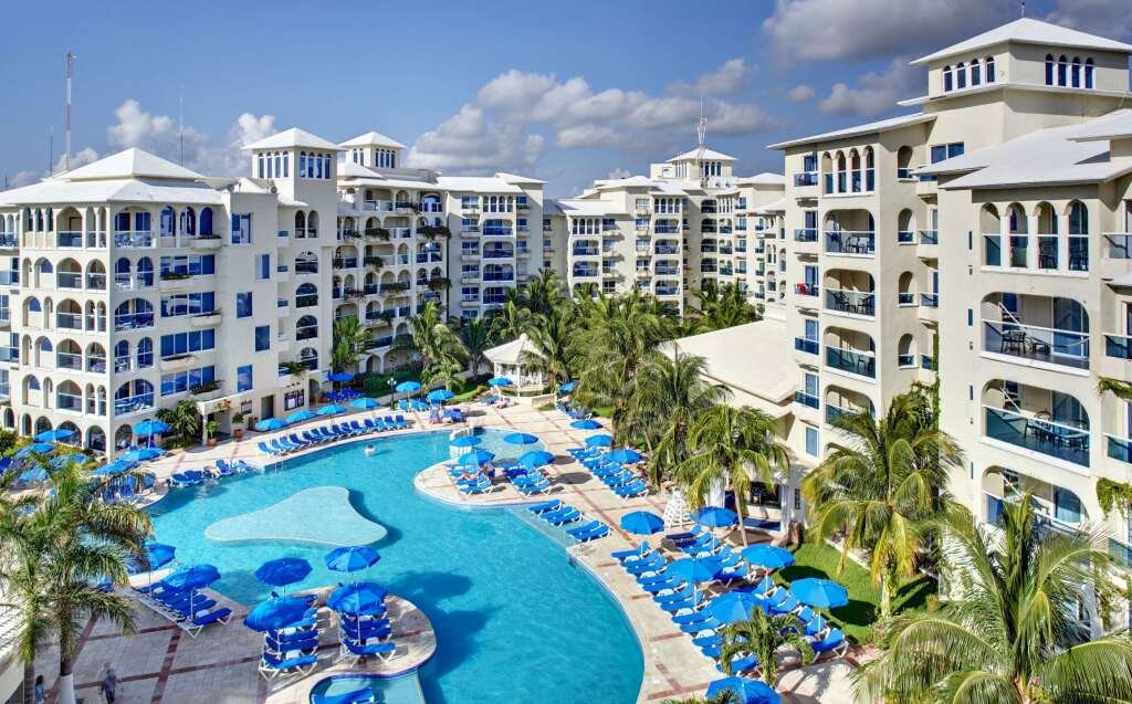 Hotel Occidental Costa Cancún vista aerea