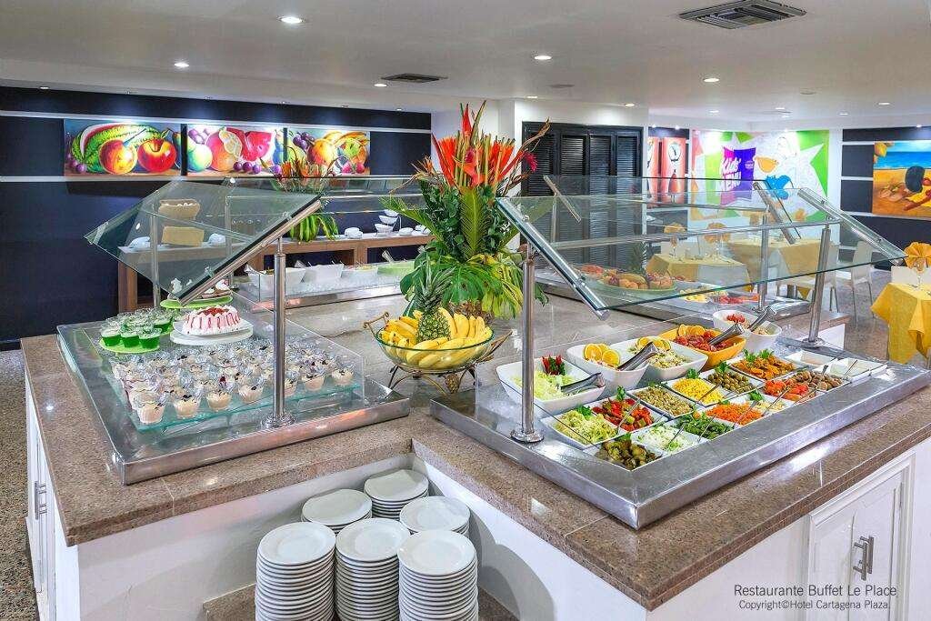 Hotel cartagena Plaza Barra comidas