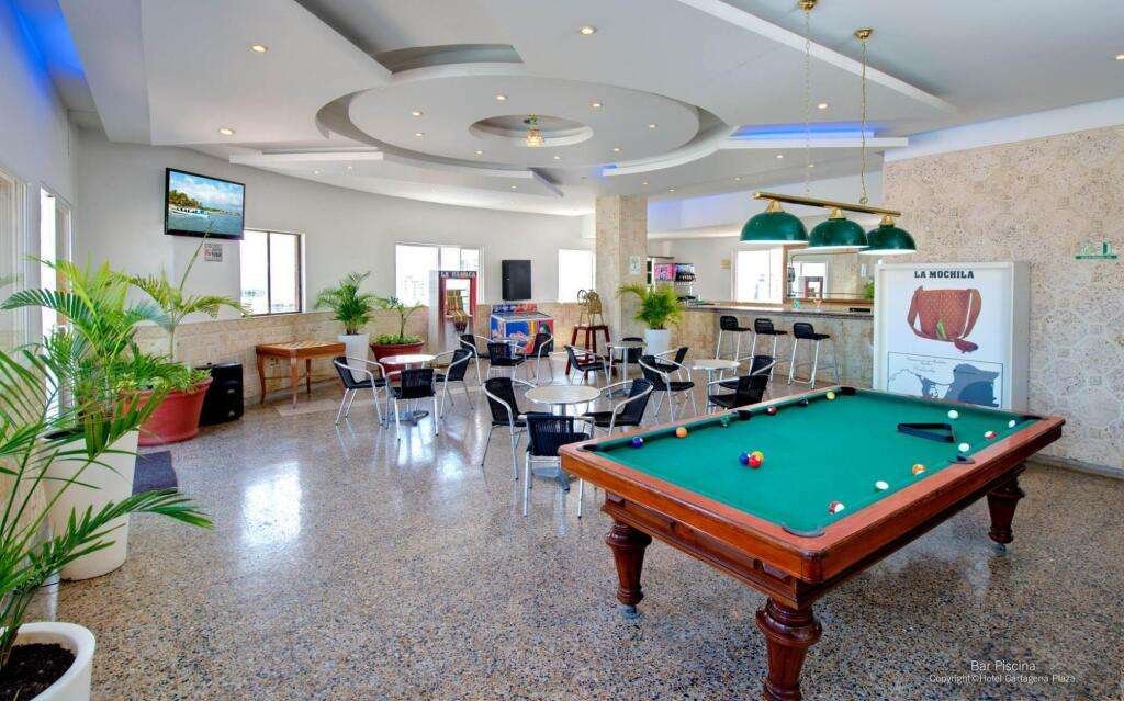 Hotel cartagena Plaza sala de juego