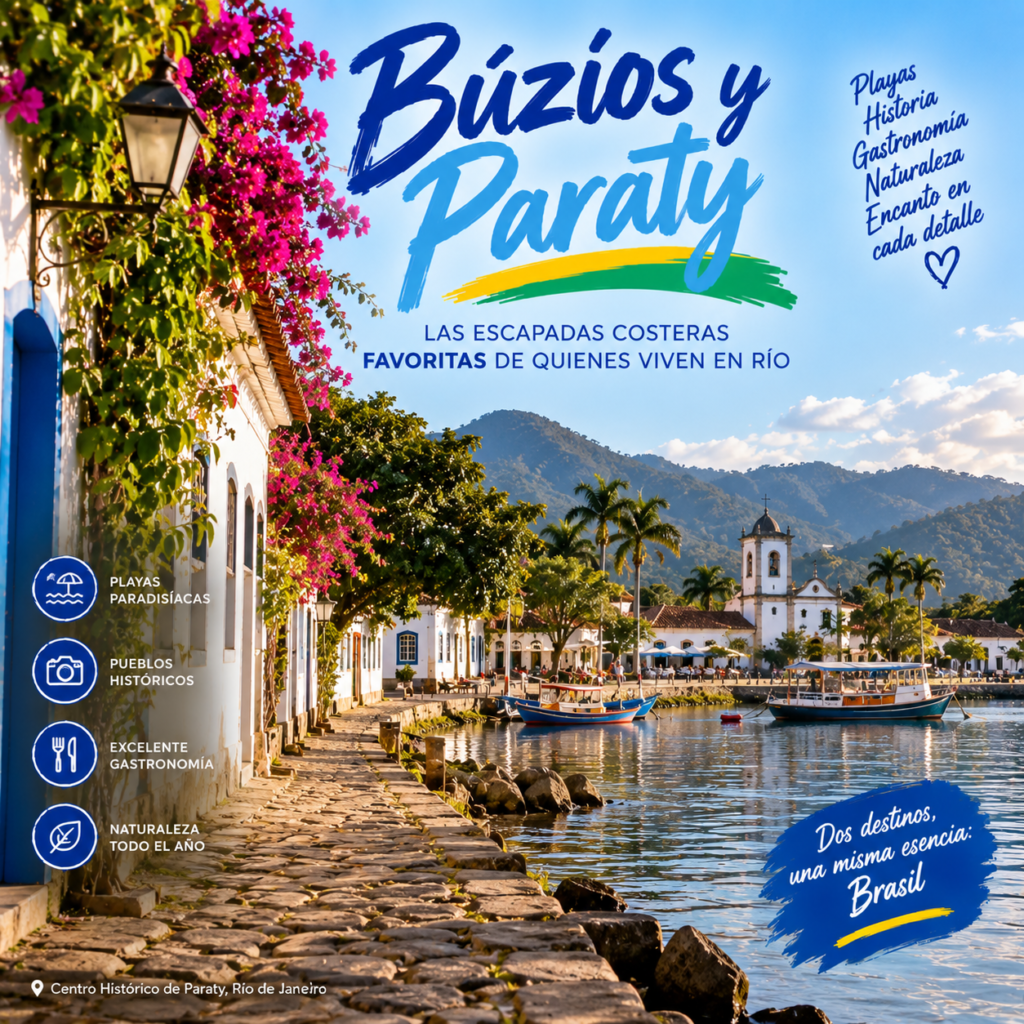 Buzios actividades, viajes y tours a braasil con almejatours